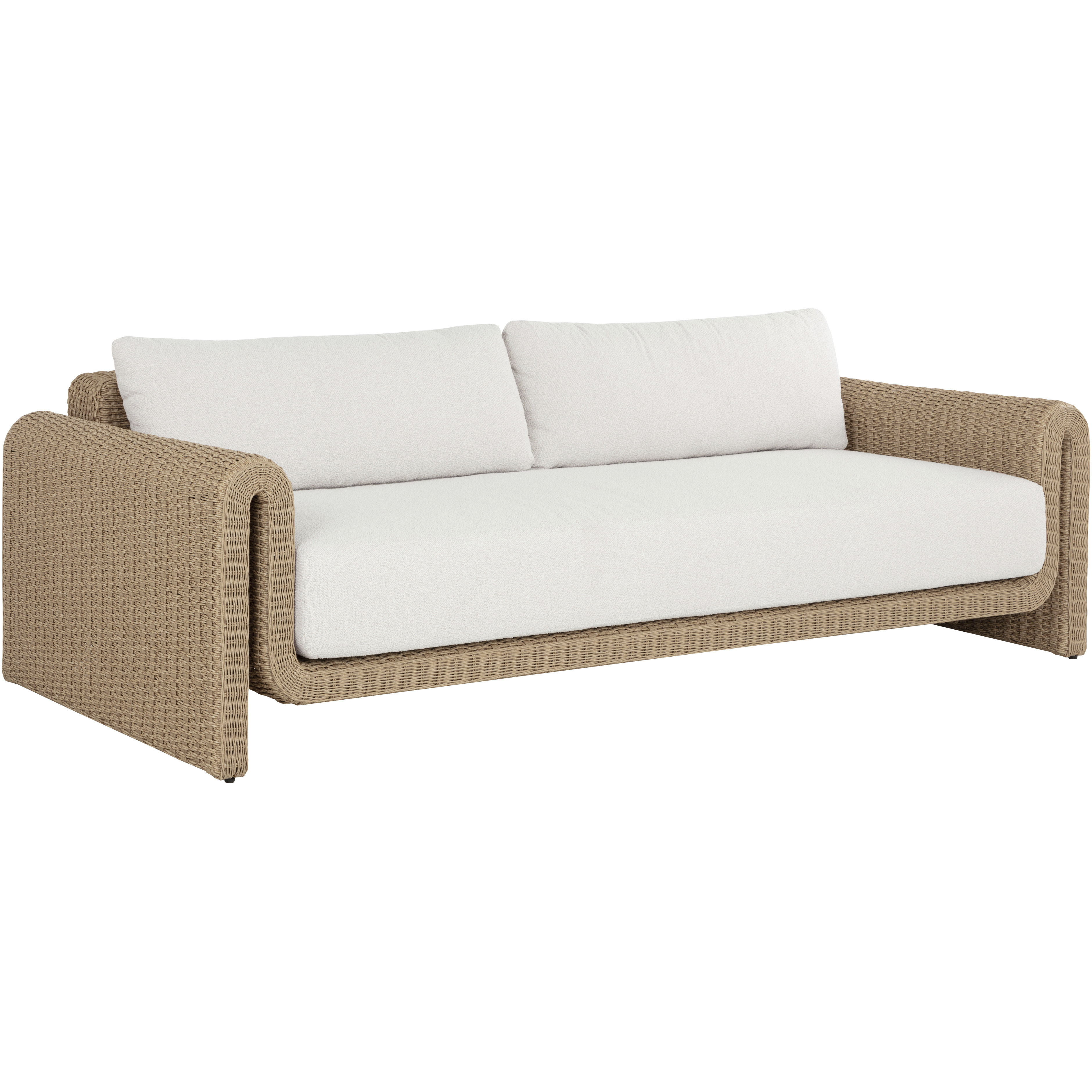 Tibi Natural / Louis Cream Outdoor Sofa